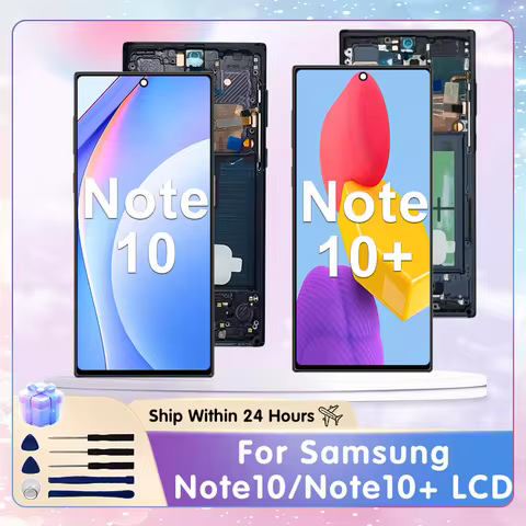TFT Display For Samsung Galaxy Note10 LCD Note10+ Display SM-N975F Touch Screen Assembly For Samsung