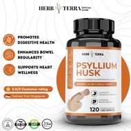 [SG] Daily Psyllium Husk Powder Supplement, 3-in-1 Fiber for Digestive & Heart Health, Plant Based F