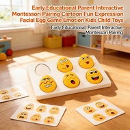 Toy Montessori Parent Kids Fun Egg Educational Emotion Cartoon Facial Expression Game
