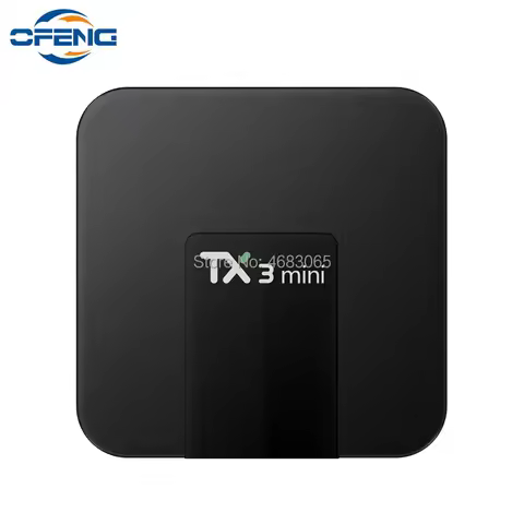 TX3 Mini TV Box, Android 7.1, Amlogic S905W, Quad Core, 1GB, 8GB, 16 GB, DLNA, WiFi, Smart, HD Media