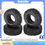 E7G-4PCS 1.9 Inch Rubber Tyre 1.9 Wheel Tires 108X40MM for 1/10 RC Crawler  TRX4  SCX10 90046 AXI030