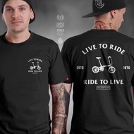 Kaos Bike Antem Foolding Bike LIVE TOUR RIDE - kaos brompton - tshirt brompton