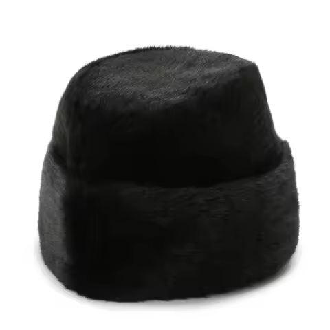 Russian Winter Cap Thickened men's Old Hat Imitation Mink Hair Dad Old Hat Russian Toboggan Pillbox