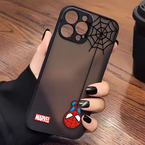 Marvel Hero Spider-man Matte Case for VIVO V20 V21 V21E V23 V23E V25 V29 Y16 Y17 Y20 Y21 Y22S Y27 Y3