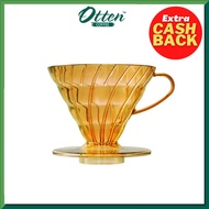 Hario - Coffee Dripper V60 Coffee Dripper Transparent Honey Yellow VD-02-THY-A