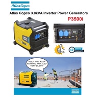 Atlas Copco 230V 3.0kVA Inverter Silent Portable Generator