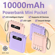 ส่งฟรีถูกชัวร์10000mAh power bank mini fast charging LED digital display portable dual port input and output power bank .