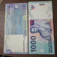20 Lembar Uang Kertas Baru 1000 Rupiah Kapitan Pattimura Uang Jadul Cetakan Lama Tahun 2009