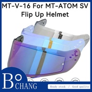 [ReadyStock]MT-V-16 ATOM SV Helmet MT  Disposter Helmet Library  Visor Lens