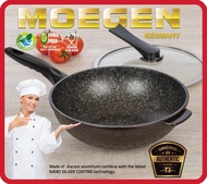 WOK PAN MOEGEN GERMANY MARBLE COATING 30 CM