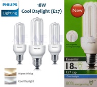 PHILIPS ESSENTIAL 18W BULB E27 COOL DAYLIGHT / WARM WHITE