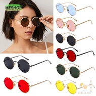 MESHOP Steampunk Sunglasses Fashion UV Protection Circle Glasses Round Sunglasses