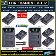 เเท่นชาร์จ แบตเตอรี่ Canon lpe17 LPE17 LP-E17 battery charger เเบตกล้อง เเบต กล้อง เเคนน่อน eos rp r10 eos m3 m5 m6 750d 760d 77d 800d rebel kiss x8