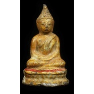 Thai Lanna Amulet Rattanakosin Buddha Statue Pantip Competition 1st Placing Rattanakosin Old Lead B.E. 2394 170 years