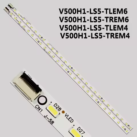 2/20/40/100PCS LED Backlight strip V500HK1-LE1 For Panasonic TX-L50EM6B TC-L50EM5 TX-L50EM5B TH-L50E