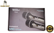 Trident TR-322 Dual Wireless Rechargeable Microphone (Original)