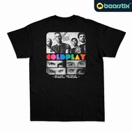 SHINZO - Coldplay Tshirt - Chris Martin Jonny Buckland Guy Berryman Will Champion T-Shirt - Coldplay