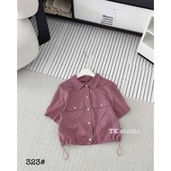 Áo sơ mi rút eo 323 QC CABOXIN HT BY JOLIE