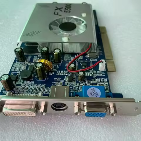For PCi graphics cards the new GeForce FX5500 5200 128M industrial control old PCI interface128M