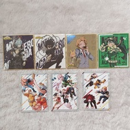 [READY] My hero Academia Merch Shikishi Art Board Post Card MHA