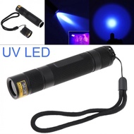 10W 365nm LED Violets Lights UV Flashlight Portable Torch Light TVTY