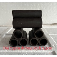 Round tube ceramic cave with 3 and 6 holes for fish, shrimp, pleco, crayfish..