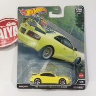 Hot Wheels Premium Mountain Drifters '95 TOYOTA CELICA GT-FOUR GT4 yellow JDM car