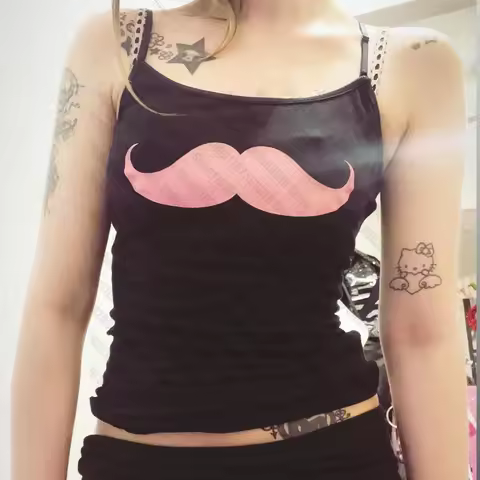 Crop Top Sexys Clothes for Women Tops Woman 2024 Women's Cropped 90s Vintage Clothes Aesthetic Cloth