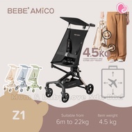 Bebe Amico Z1 Stroller Baby Lightweight Cabin Size, Compact Size
