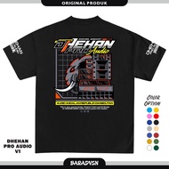 KATUN DHEHAN T-Shirt pro audio V1 Best Premium 24s Cotton Audio Sound System T-Shirt/ ~Free Sticker