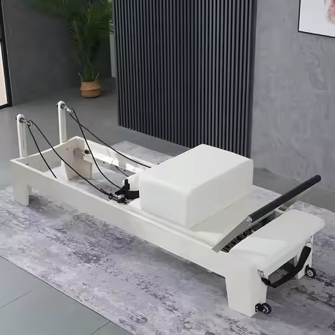Factory Direct Selling Pilates Equipment Wood Pilates Reformer Bed Studio Reformer Pilates Machine