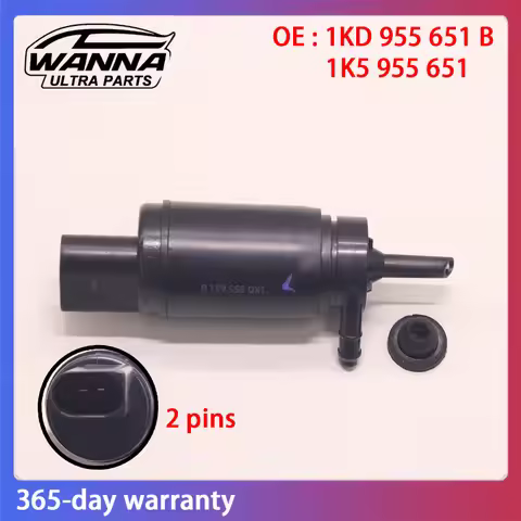 Windscreen Washer Pump 1KD955651B 1K5955651 OE Quality For Audi A4 A5 A6 A3 VW Passat Jetta Bora Bee