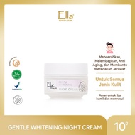 Ella Skincare krim malam Gentle Whitening Night Cream with Bakuciol -