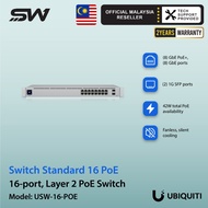 Ubiquiti Networks USW-16-POE 802.3at PoE+ Gigabit Switch with SFP