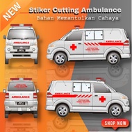 Ambulance Cutting Sticker Full Set RightKiri Apv Ambulance Sticker Cutting