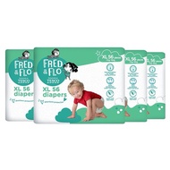 Tesco Fred &amp; Flo Disposable Diapers Tape Size XL56 (1 Pack)