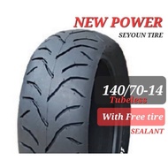 SEYOUN TIRE 140/70-14, 140-60-13, 100/80-14, 90/90-14, 80/90-14