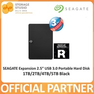 SEAGATE NEW Expansion 2.5inch Portable Drive External HDD Black, 1TB / 2TB / 4TB / 5TB. SEAGATE 3 Years Warranty