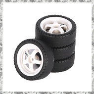[I O J E] 4Pcs 33mm RC Drift Tire Wheel Hard Tyre for LDRC AE86 A86 A86P LD1801 1/18 RC Car Upgrade 