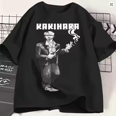 Ichi the Killer T Shirts for Men Pure Cotton Humor T-Shirt Crew Neck Kakihara Tee Shirt Short Sleeve