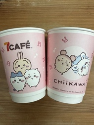 全新 Chiikawa 吉伊卡哇 7-11 咖啡杯 紙杯 $10 一個/ $18 兩個