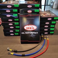 HEL BRAKE HOSE FULL SET 100%ORIGINAL Y15/RS150
