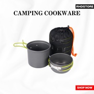 Outdoor Cookware Set For Camping Hiking Picnic Glamping Backpacking Lightweight Non-Stick Travel Por