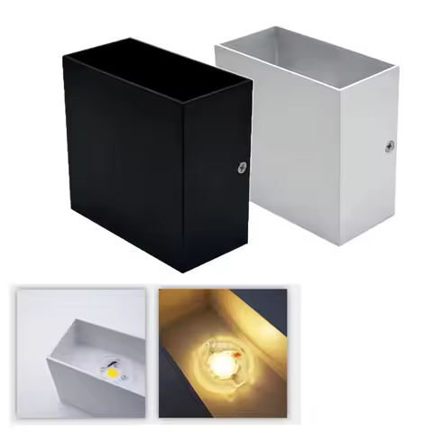 Up and Down LED Wall Lamp 6W Aluminium Interior Wall Light For Bedroom Living Room Stair Aside Decor