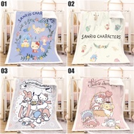 sanrio blanket cartoon throw blanket double-sided warm flannel cashmere customize all sizes