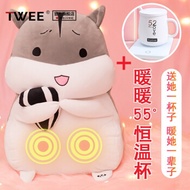 Twee birthday gift girl send a friend give wife a lovely massage hamster doll doll plush toy pillow