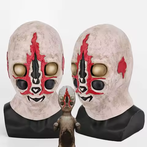 Novel SCP Foundation The Sculpture The Original Cosplay Mask SCP-173 Horror Mask Adult Latex Full Fa