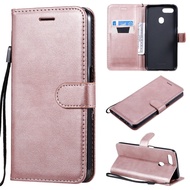 Dành Cho Oppo A5/A3S A7/A5S A9 2020/A5 2020 F11 F11 Pro Ốp Lưng Da PU Thẻ giá Đỡ Điện Thoại Trường H