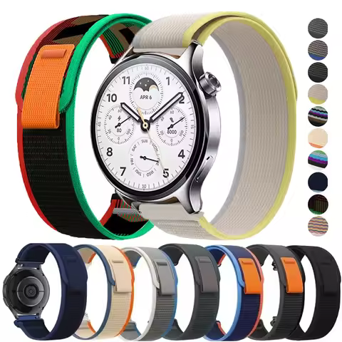22mm Trail Loop For Xiaomi Watch 2 Pro Nylon Strap For Xiaomi Watch S4 Sport /S3 S2 S1 Pro Mi Watch 