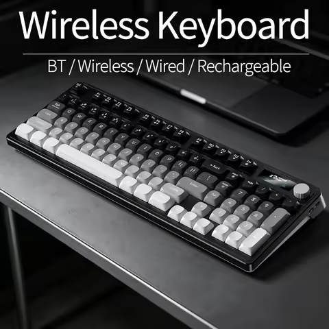 Wired Keyboard 98 Keys Gaming Keyboard RGB Silent Wired Cute Computer Keyboard for Laptop PC Gamer